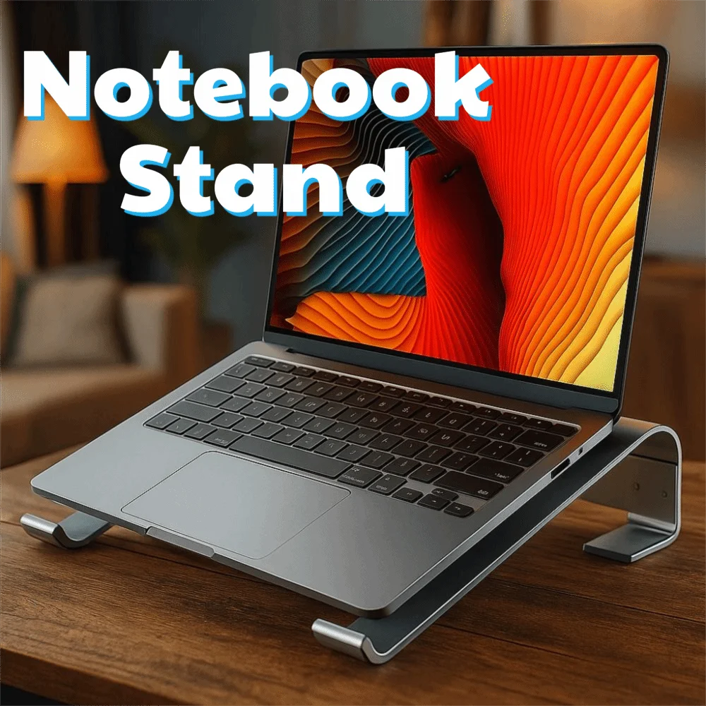 Universal Aluminum Alloy Laptop Stand Ergonomic Anti-Slip Silicone Computer Stand Foldable Portable Laptop Holder Computer Desk