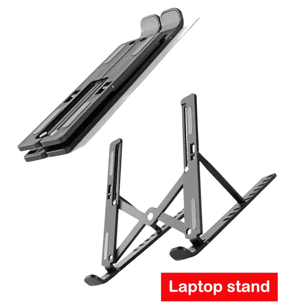 Laptop Stand Ergonomic Portable Plastic IPad Phone Stand With 10 Speed Suitable For Laptop Office Bedroom Study And Travel