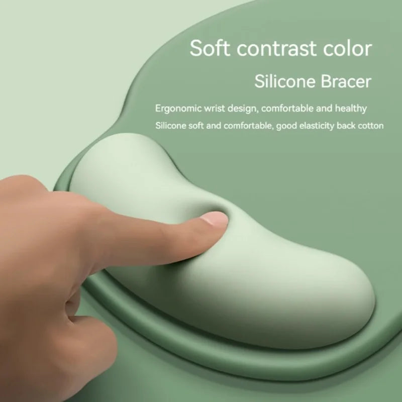 Gradient Mouse Pad Ergonomic Wrist Support Non Slip Mice Mat for Office