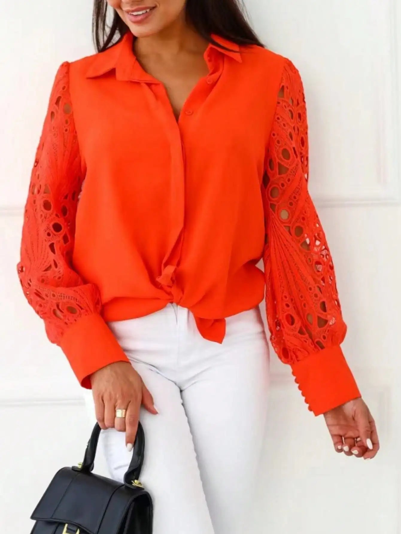 Plus Size Lace Blouse UK