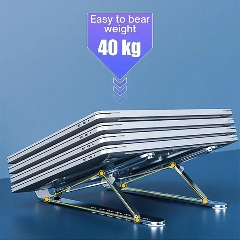 Universal Laptop Stand Foldable Aluminium Portable Adjustable Tablet Notebook Bracket For Macbook Lenovo HP Holder Support Stand