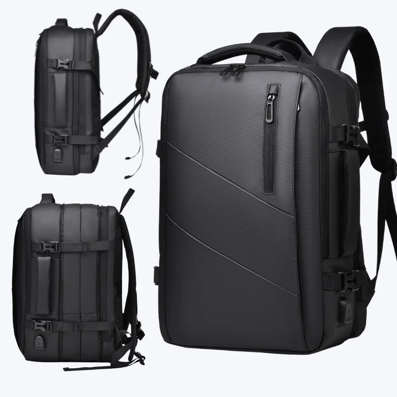 Weixier 16 Inch Large-capacity Men's High-end Backpack Computer Bag High-end Business Bag Expandable Backpack Witch USB