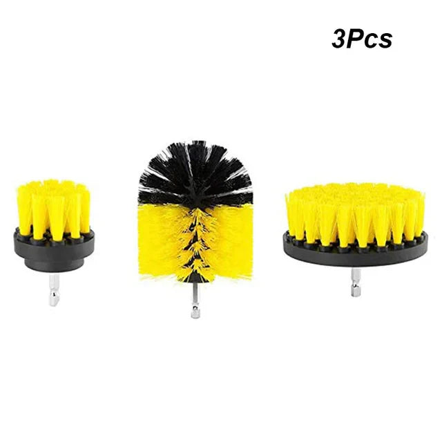 UNTIOR Electric Drill Brush Attachment Set Power Scrubber Brush Car Polisher Kitchen Bathroom Cleaning Tool Car Detailig Brushes