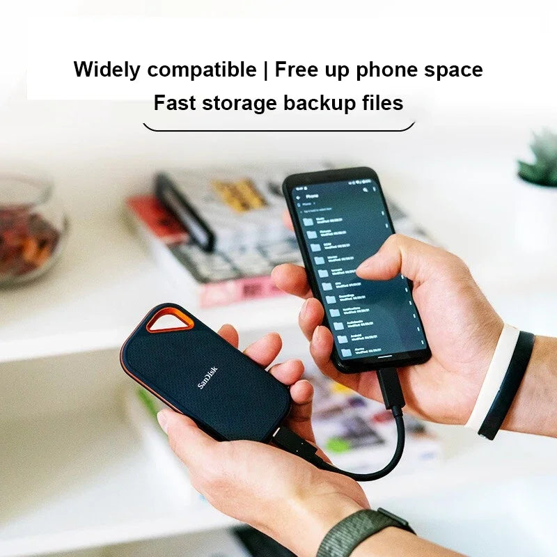 SanDisk SSD Portable Solid State Drive 4TB 2TB 1TB USB3.2 TypeC