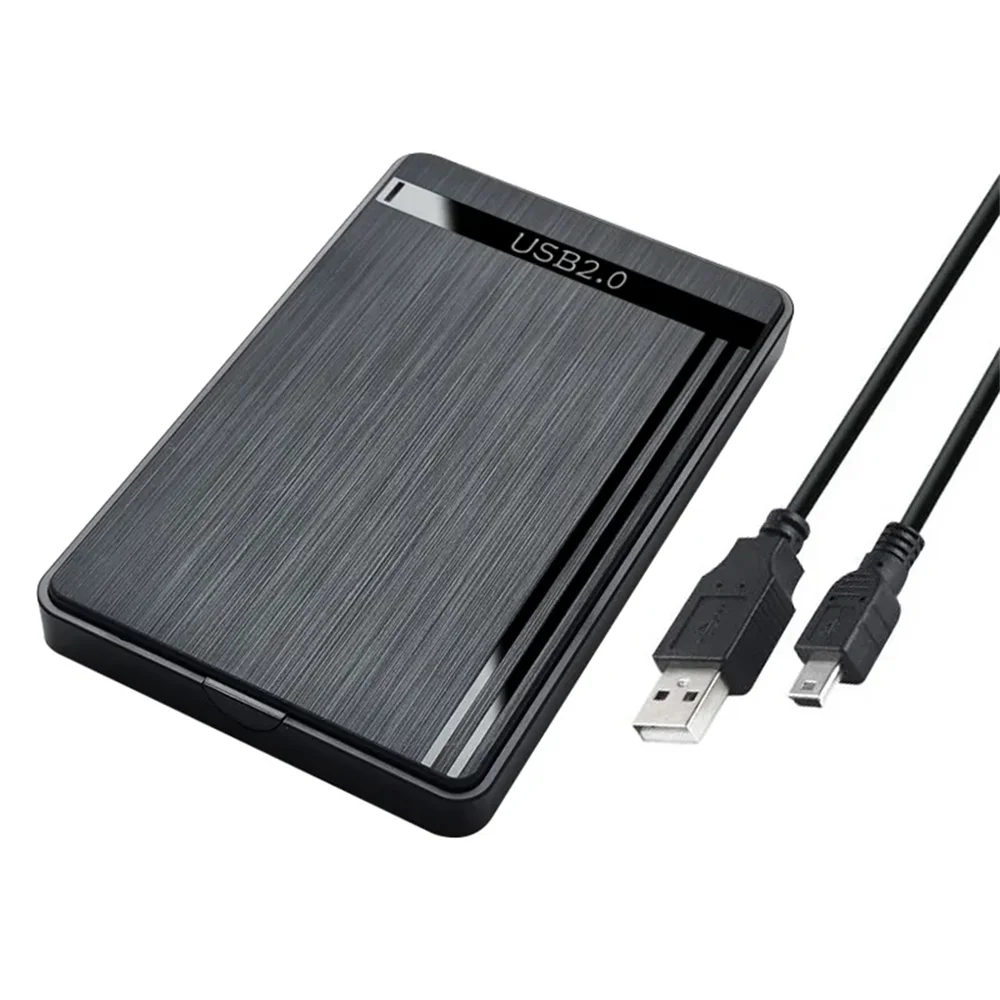 2.5" SATA to USB3.0 HDD Enclosure Mobile Hard Drive Cases for SSD External Storage HDD Box With USB3.0/2.0 Cable ABS
