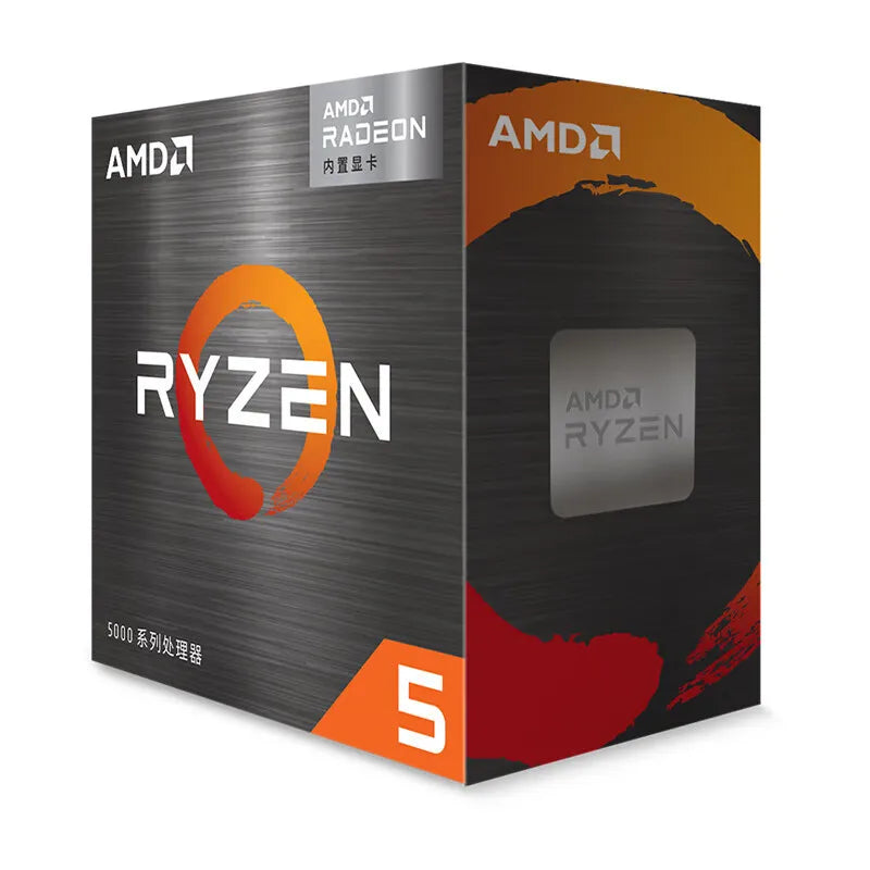 AMD Ryzen 5 5600GT Processor (Boxed) - 6-Core 12-Thread, 3.6GHz, 16MB Cache, Radeon Graphics, 7nm, AM4 Socket, with Wraith Steal