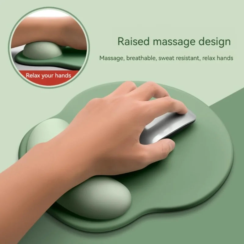 Gradient Mouse Pad Ergonomic Wrist Support Non Slip Mice Mat for Office