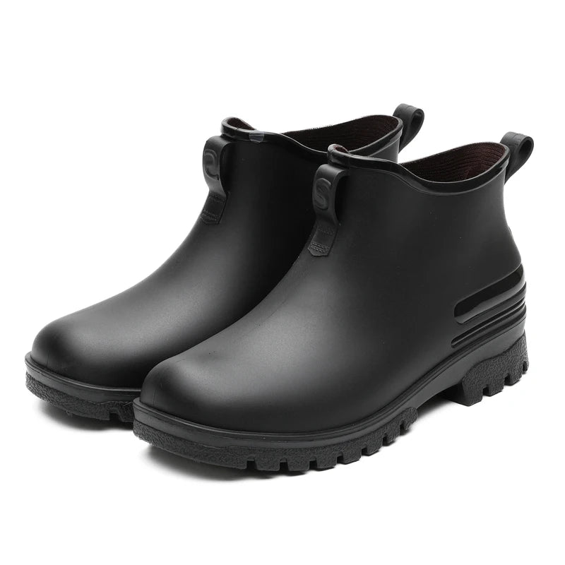 Women's Waterproof Rain Boots PVC Short Tube | Stylish Garden Shoes