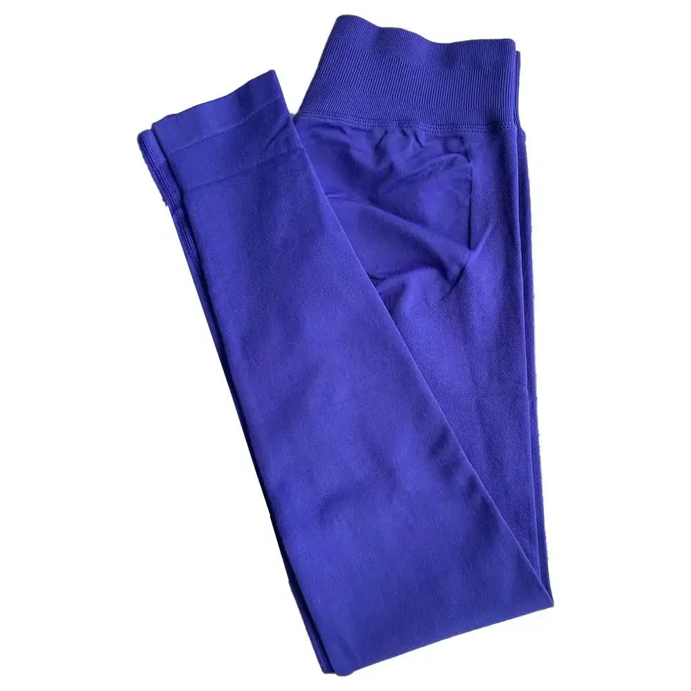 Leggings Women Dfyoga Seamless Sports Yoga Pants Low Ribbed Band Gym clothes Fitness Workout wear Scrunch Bum Tights