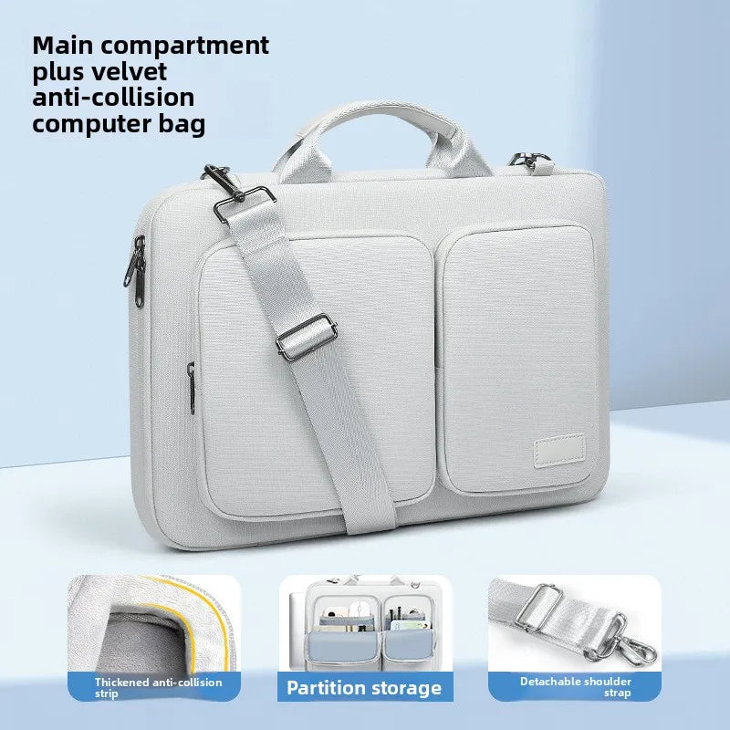 Laptop Bag Handbag 13 14 15 inch for MacBook Air Pro M1 M2 M3 HP Dell Notebook Shoulder Sleeve Protective Computer Briefcase