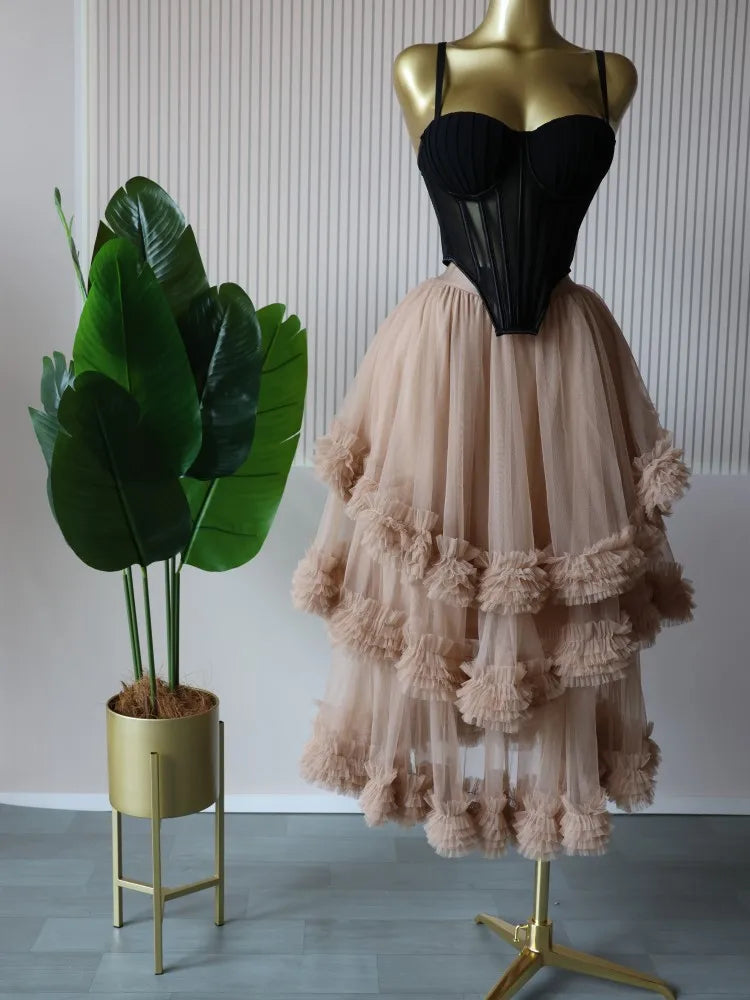 Women's Dress Set Sleeveless Strap Tops and Pleated Tiered Skirts Suit Elegant Vacation Birthday Two 2 Piece Set Outfits