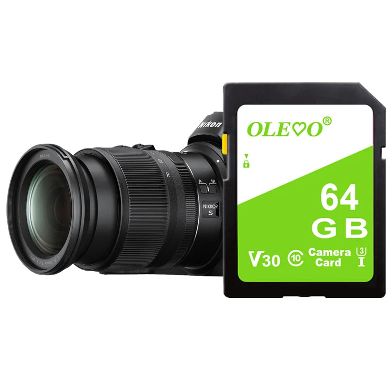 64GB Camera SD Memory Card 128GB 4K UHD Recoding, U3, Class10, V30, A1, 256GB 512GB SD for Camera, DVD