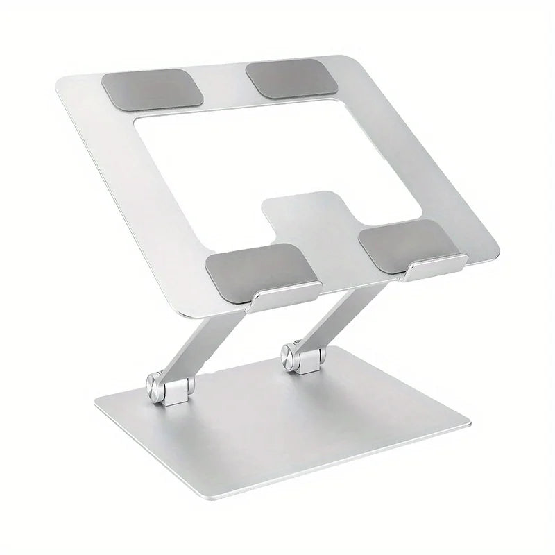 1pc Ergonomic and Foldable Laptop Stand for Desk, Adjustable Riser, Fits all Laptops and Notebooks up to 17.3 Inch