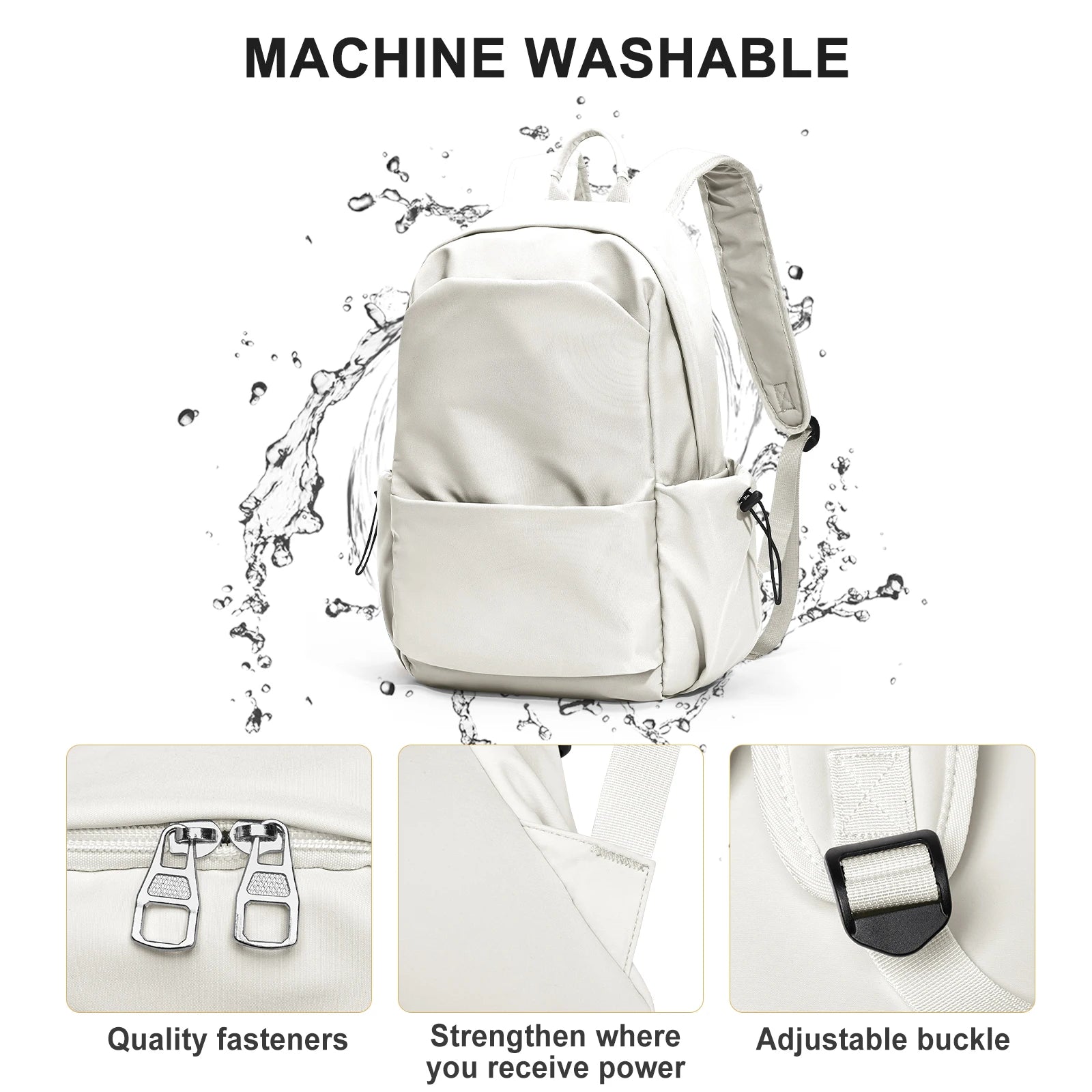 Laptop Backpack for Work,College,Travel,Lightweight Waterproof Daily Backpacks for Men Women,Sport Rucksack School Computer Bag