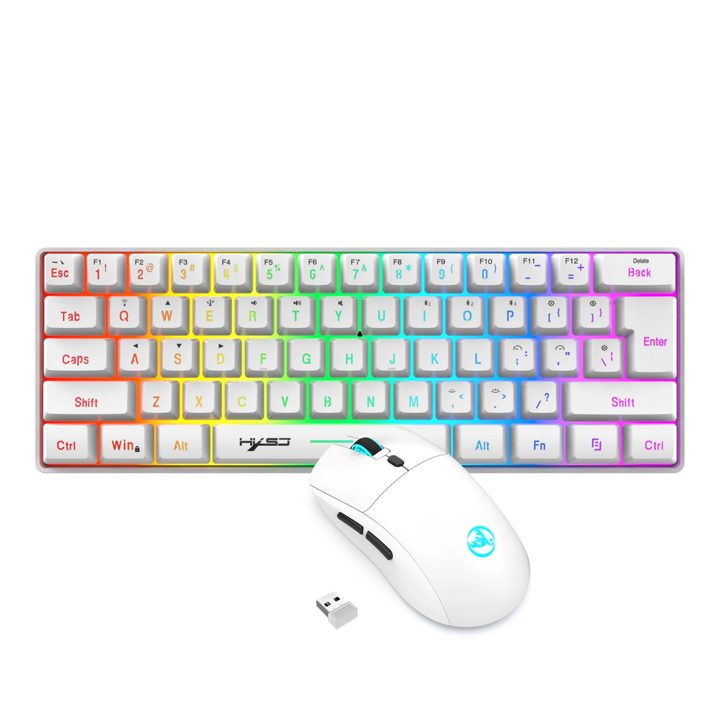 60% Wireless Gaming Keyboard and Mouse Combo