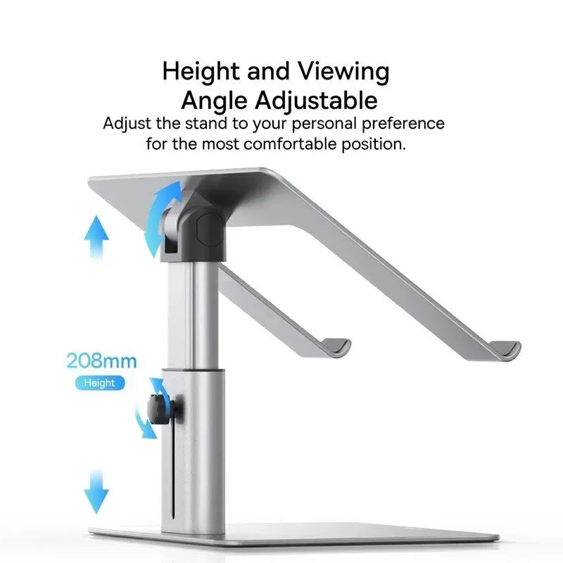 Laptop Stand Holder For PC Macbook Air Pro Aluminum Alloy Foldable Vertical Notebook Stand Laptop Support Laptop Stand