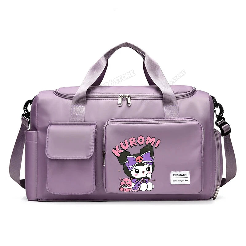 Hello Kitty Kuromi Carry on Travel Bag