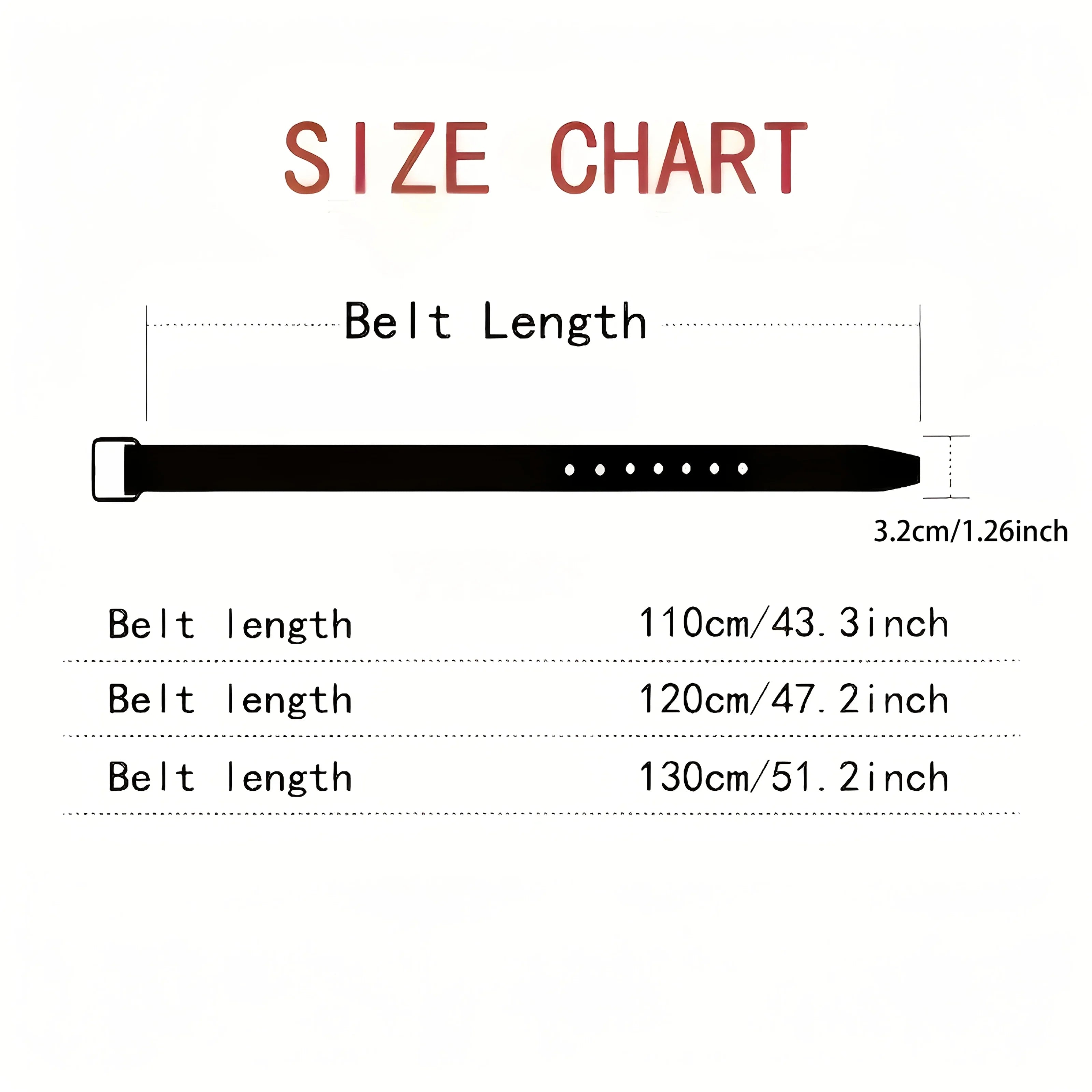 Gothic Buckle Leather Belt