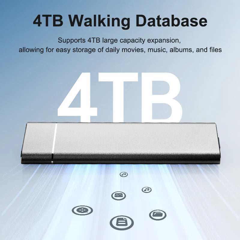 M.2 SATA NGFF SSD Enclosure Tool-Free USB3.1 Type C 5Gbps External Solid State Enclosure Adapter for 2280/2260/2242/2230 SSD