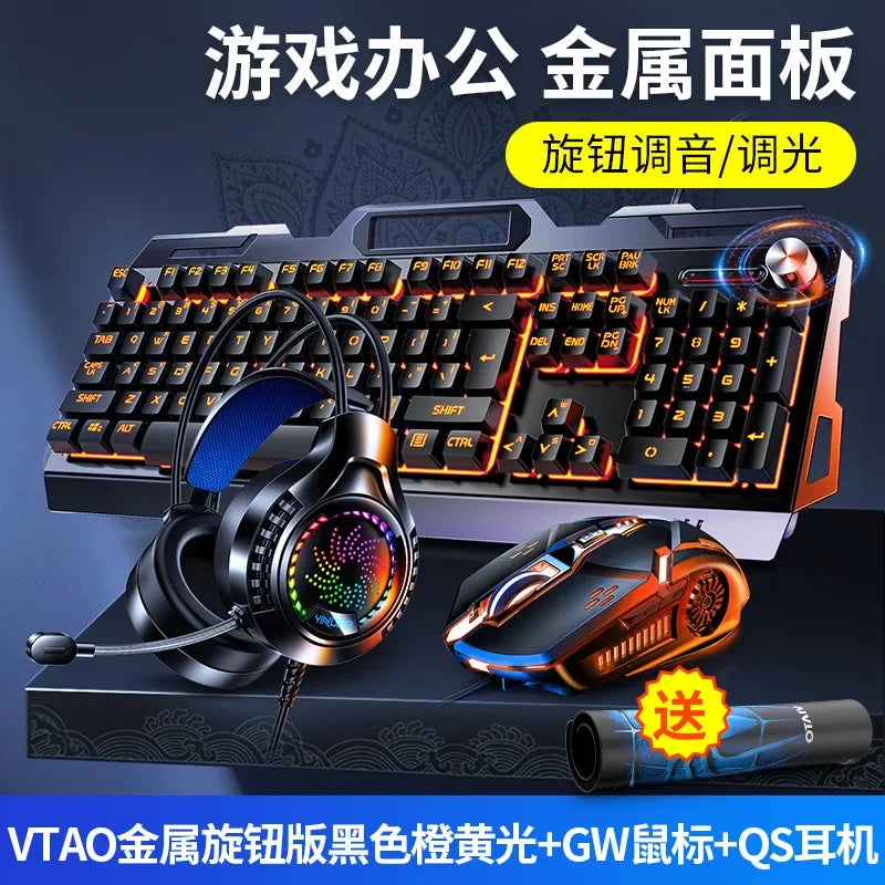 Gaming Keyboard and Mouse And Headphone Combo