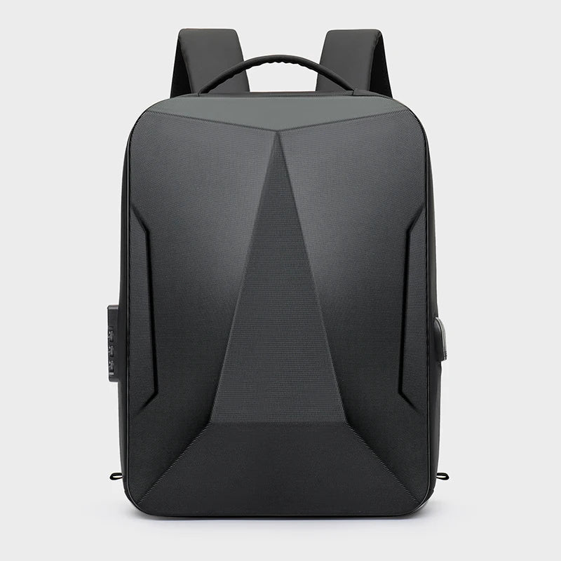 Men's Expandable Computer Backpack Large Capacity Business Travel Trip Luggage Bag E-Sports Game Hard Shell Backpack