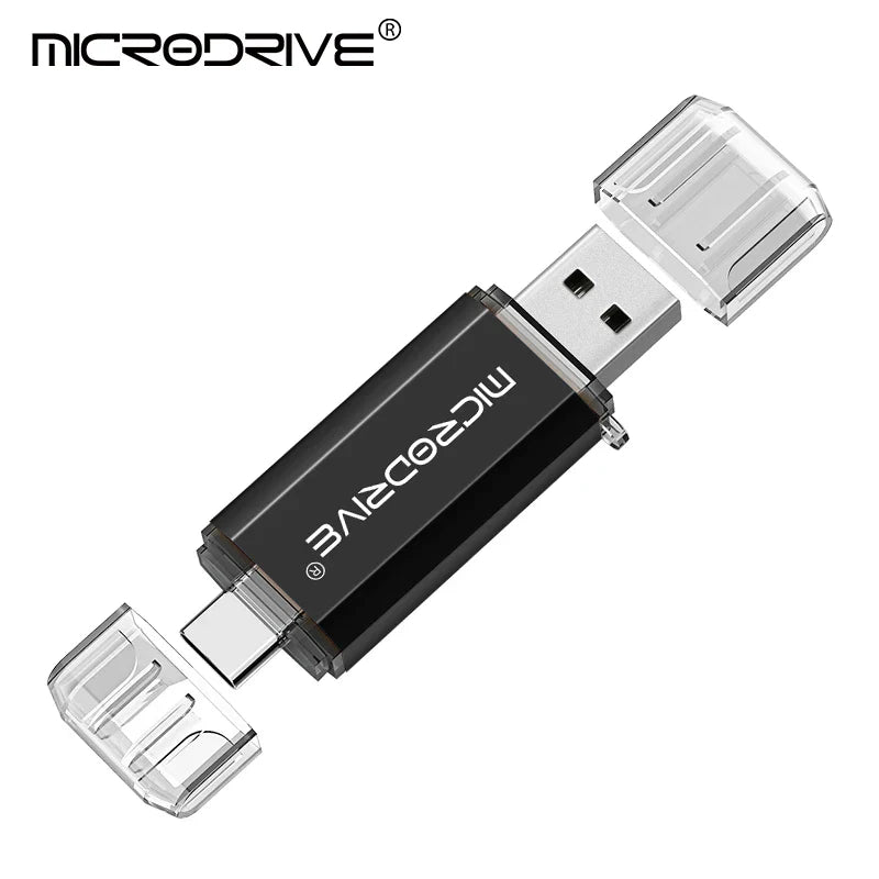 MicroDrive 2-in-1 Type-C OTG USB 2.0 Flash Drive 16GB/32GB/64GB/128GB