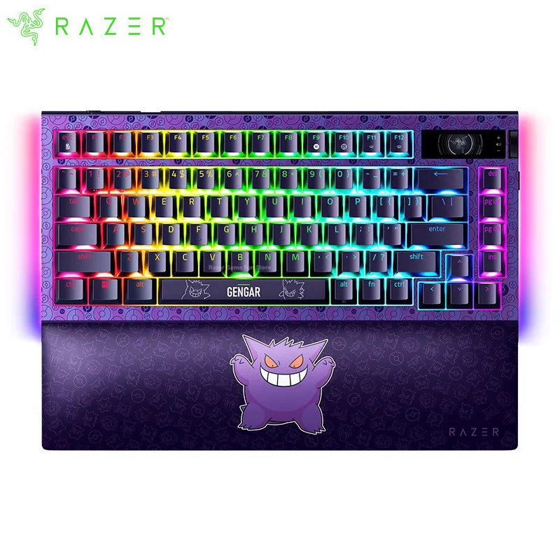 Razer Pokemon Gengar Edition Mouse Mat BlackWidow V4 Pro 75% Keyboard Gengar Wireless Mouse Gengar RGB Headset Gengar Keycap