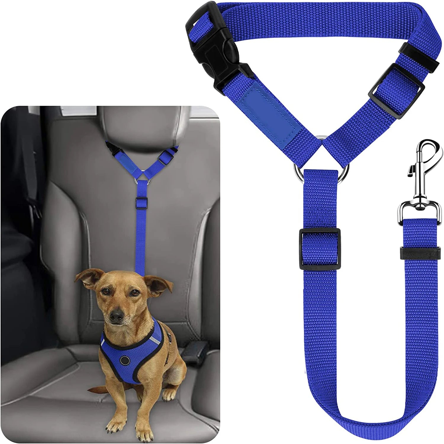 1pc Dog Seat Belt For Vehicle Secure, Pet Car Tether Safety Leash For Dogs In Vehicles, Dog Seatbelt Tether, Dog Seat Belt Buckle, Dog Car Seat Belt Christmas Gift