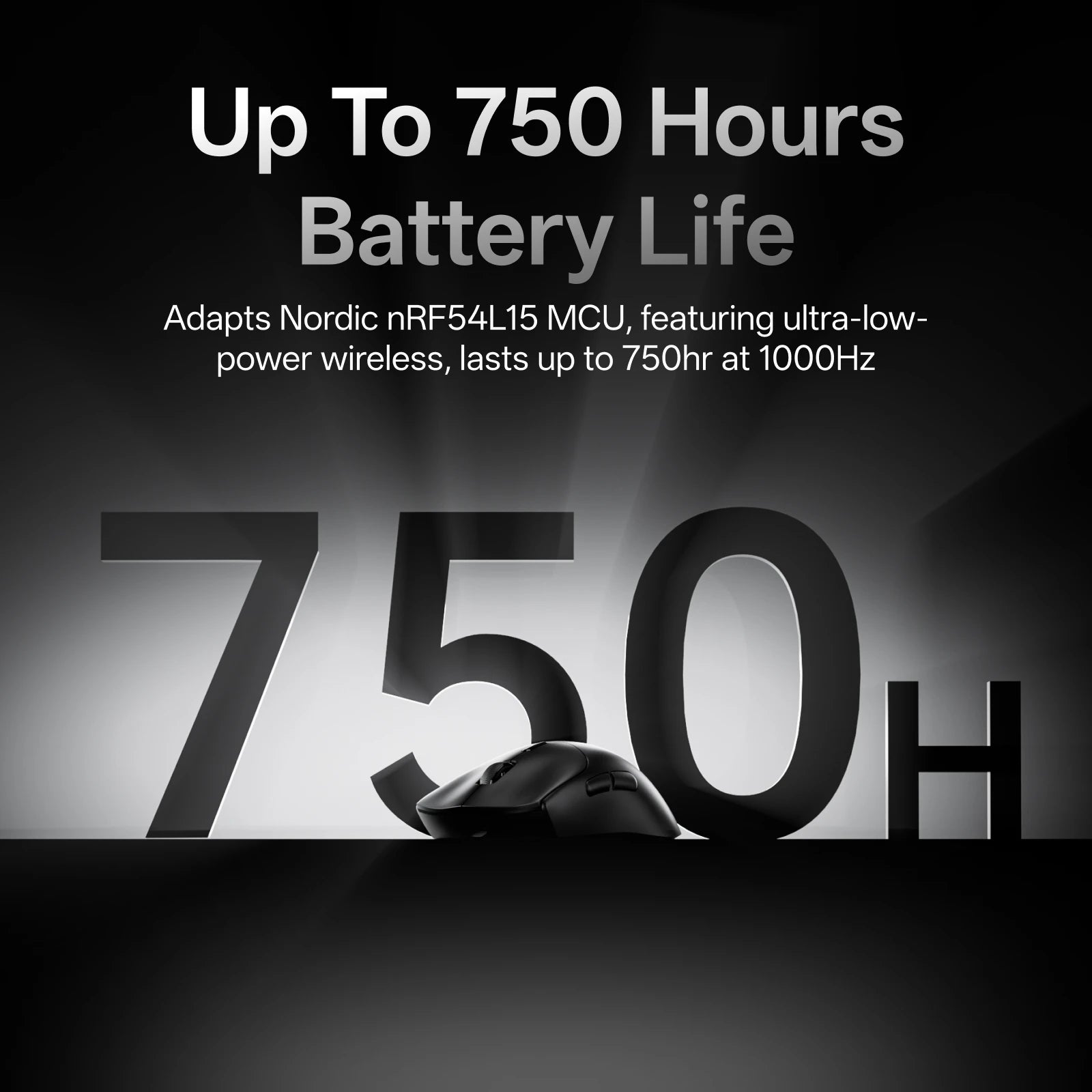 Rapoo VT7 MAX /VT7 Wireless Gaming Mouse True 8K Wireless Polling Rate 53g Lightweight Up to 750Hr Battery Life