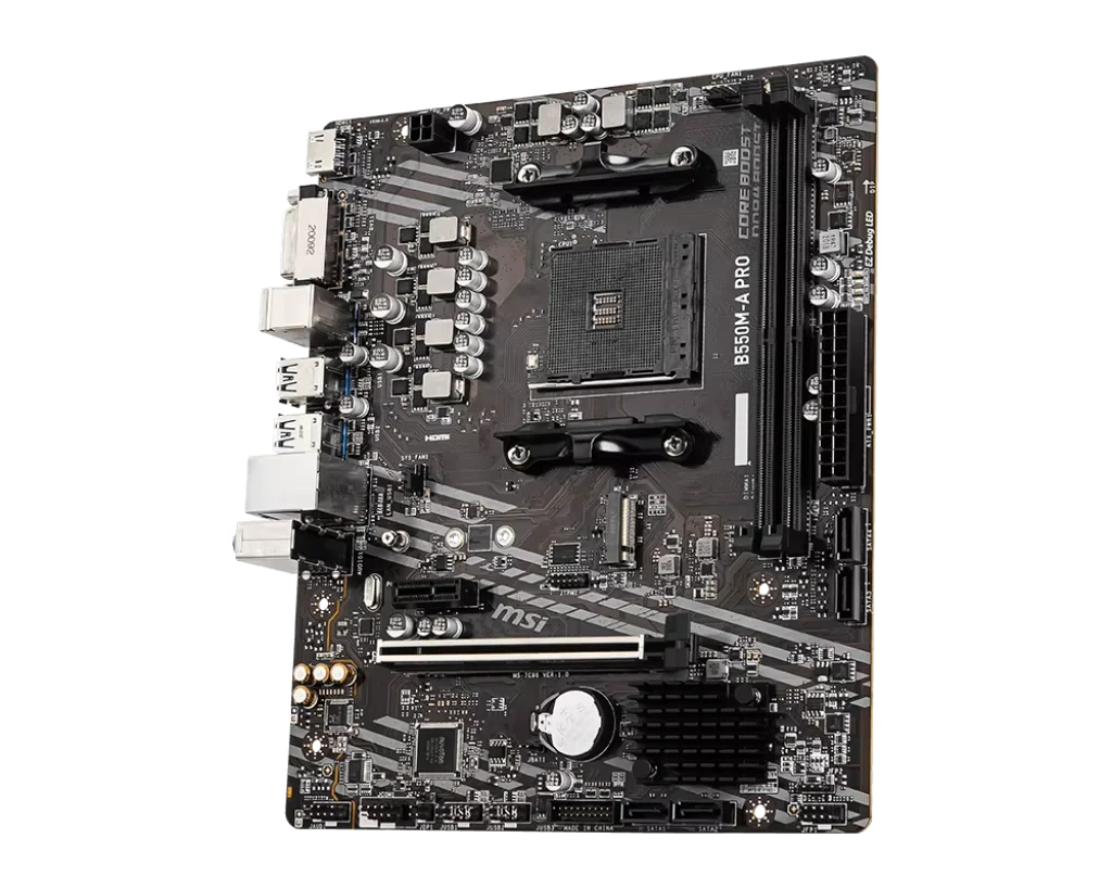 MSI B550M-A PRO AMD Gaming Motherboard AM4 DDR4 M.2 Supports Ryzen CPU R3 R5 R7 5000&3000 Series Desktop Computer Mainboard