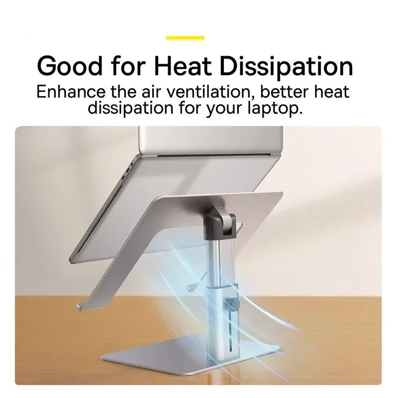 Laptop Stand Holder For PC Macbook Air Pro Aluminum Alloy Foldable Vertical Notebook Stand Laptop Support Laptop Stand