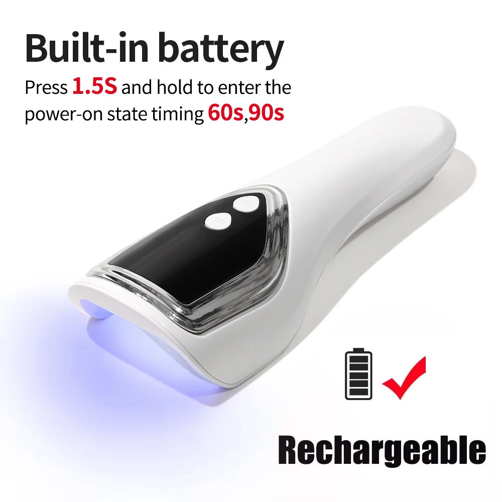 UV LED Light Rechargeable for Nails Nail Dryer Resin Art Fast-Dry Machine Gel Dryer for Nails 5V USB