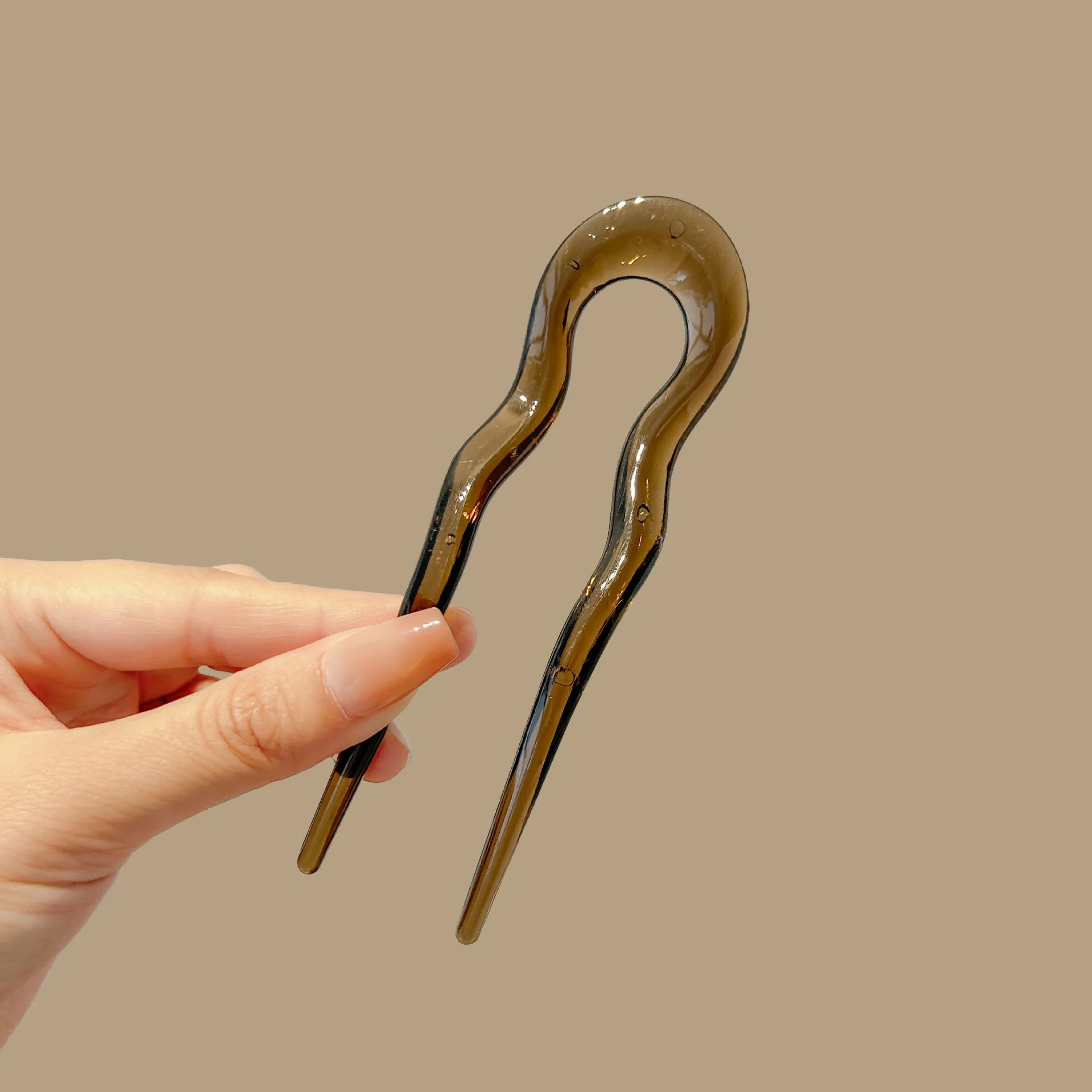 Acrylic Women's Hairpin Back Head Updo Pin