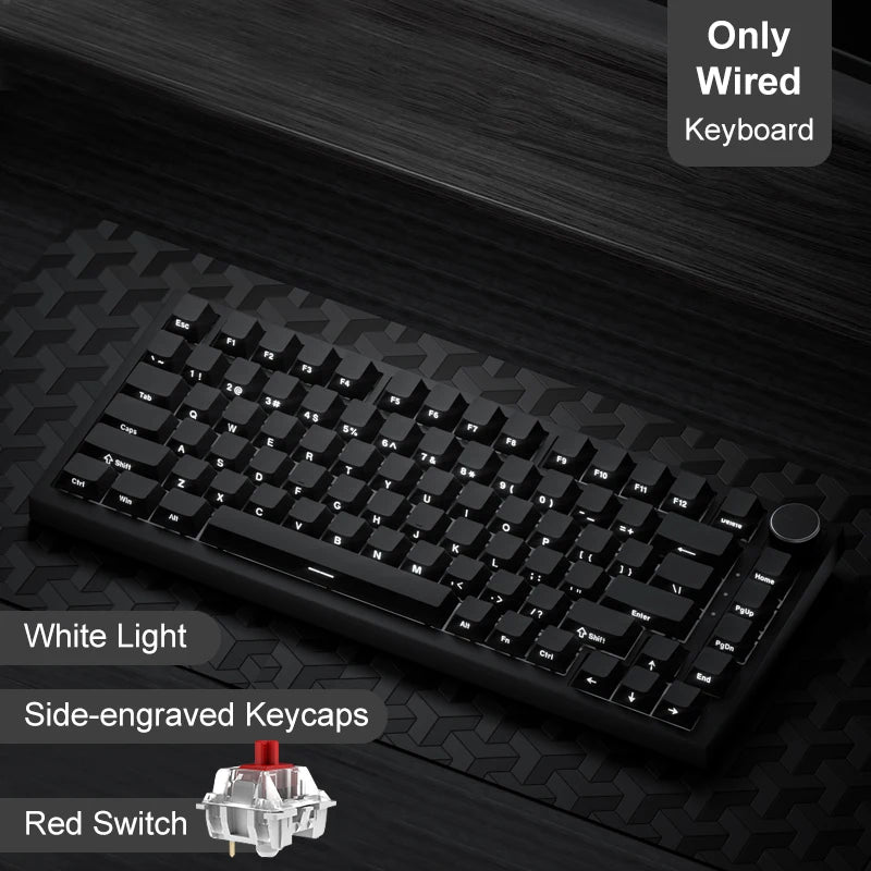 Ajazz AK820/AK820Pro Gaming Mechanical Keyboard Bluetooth 5.1/Wireless/C-Wired