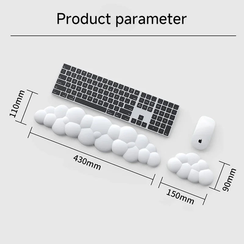 Keyboard pad with wrist rest