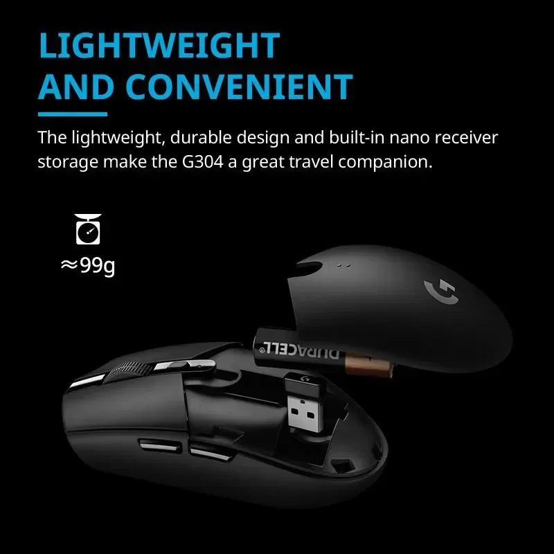 Logitech G305/G304 LIGHT SPEED Wireless Gaming Mouse，12000DPI Optional Precise Tracking Esports Mouse HERO Sensor