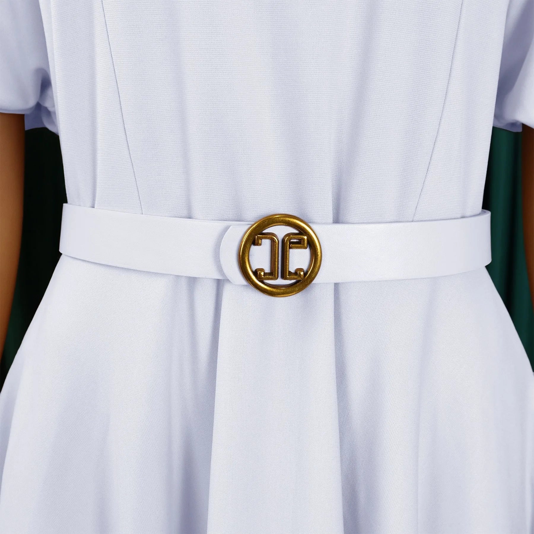 Elegant African Dresses For Women O Neck Short Sleeve Belt Waisted Pleated Mid Calf Fashion Female Birthday Party Dinner Dress