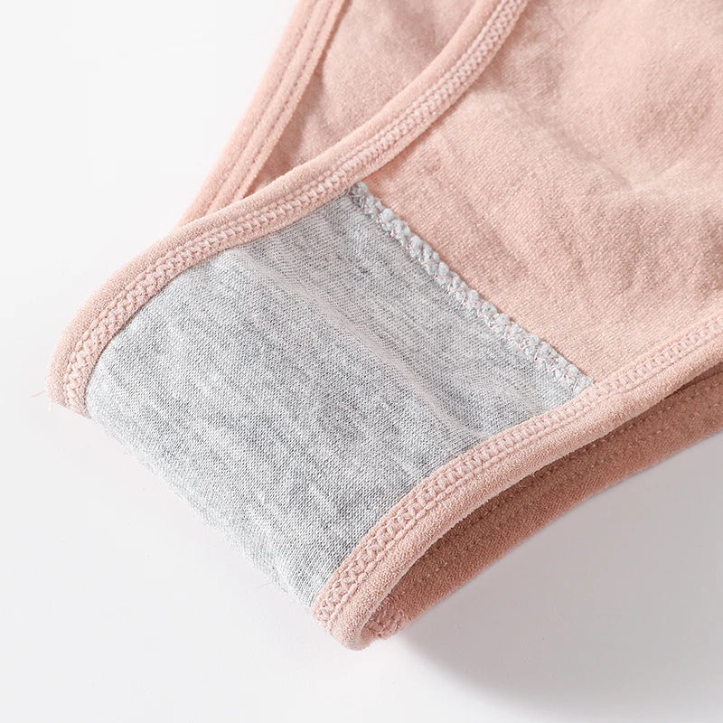 3PCS Set Women's High Rise Brazilian Panties Stretch Seamless Soft Sexy Lingerie