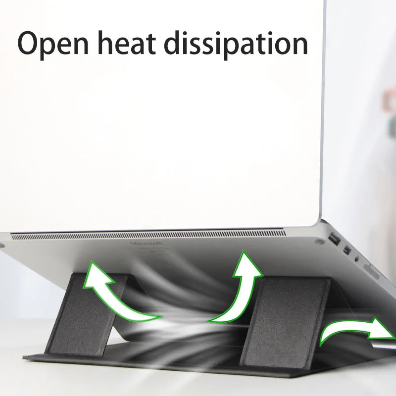 Invisible Laptop Raise Stands Adjustable Portable Reusable