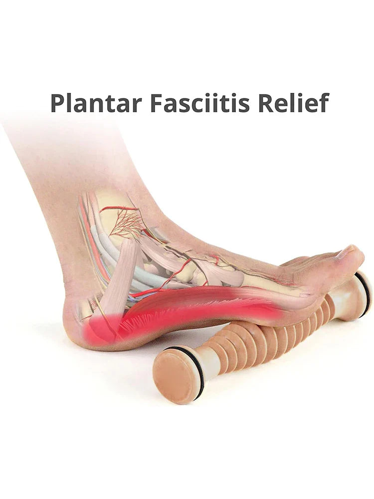 Wooden Massager Body Back Wooden Foot Roller, Foot Massager for Plantar Fasciitis, Stress Relief, Relaxation