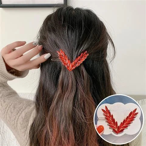Crystal V-Shape Hair Clip