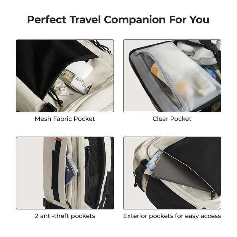 BAGSMART Extended Men's Backpacks Large Capacity