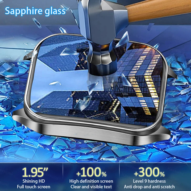 2025 New AI-GPT  Diagosis ECG Health Smart Watch Men Blood Pressure Lipid Uric Acid  Intelligent Q&A Health smart bracelet  Men