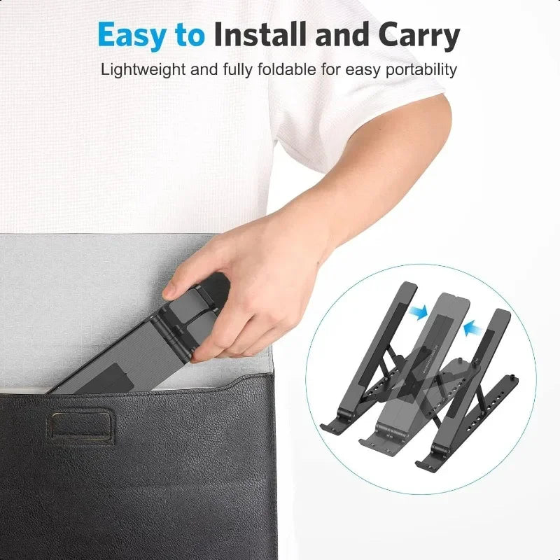 Laptop Stand Ergonomic Adjustable Stand AIDS Computer Cooling Performance Efficient Multi-angle Adjustment Tablet Available