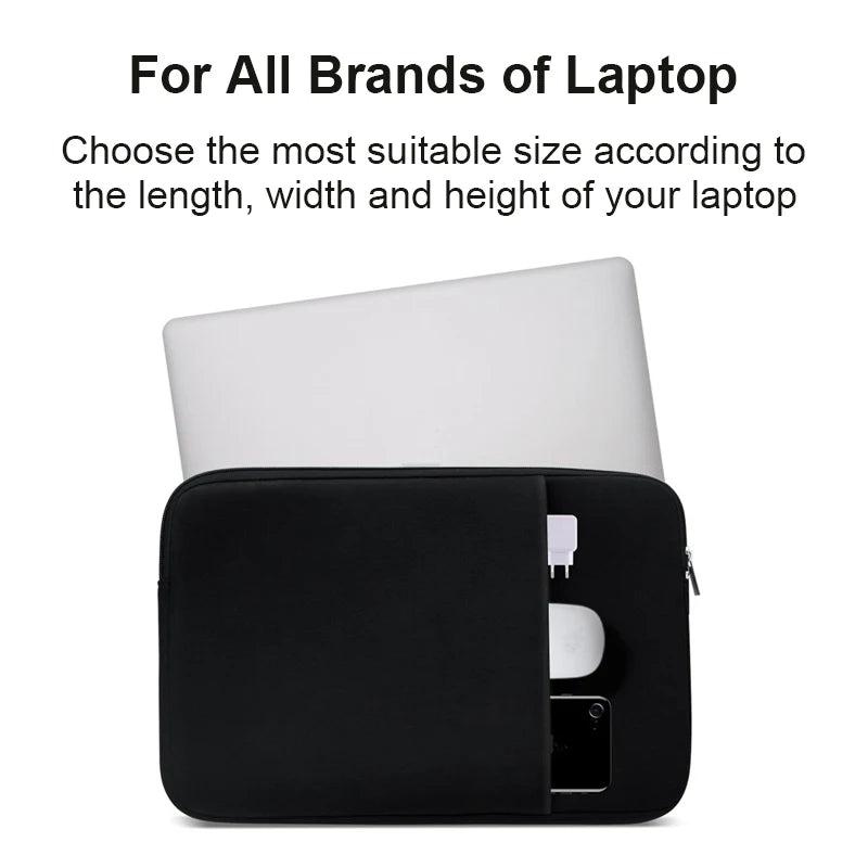 Laptop Bag Sleeve Case 13 14 15.6 Inch Computer Case For MacBook Air 13.3 Case Xiaomi Lenovo Dell Asus Huawei HP Protective Bag
