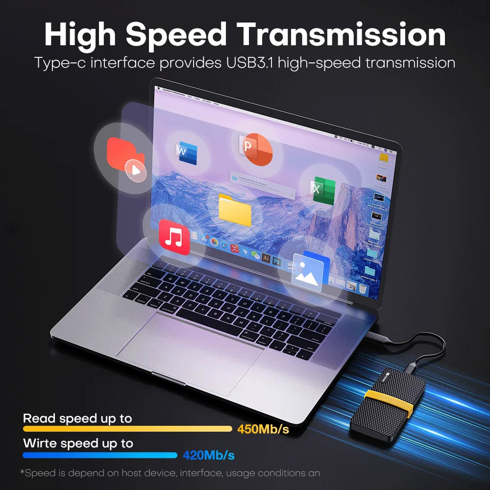 KODAK Original X200 External SSD Hard Drive HD Externo USB3.1 Portable