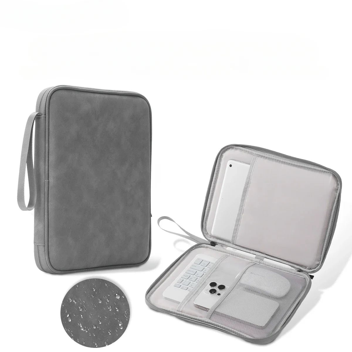 Tablet Sleeve Bag for iPad Pro 12.9 11 inch iPad 10th Air 5 4 3 10.9 10.2 inch 9th 8th 7th Generation Waterproof Zipper Pouch