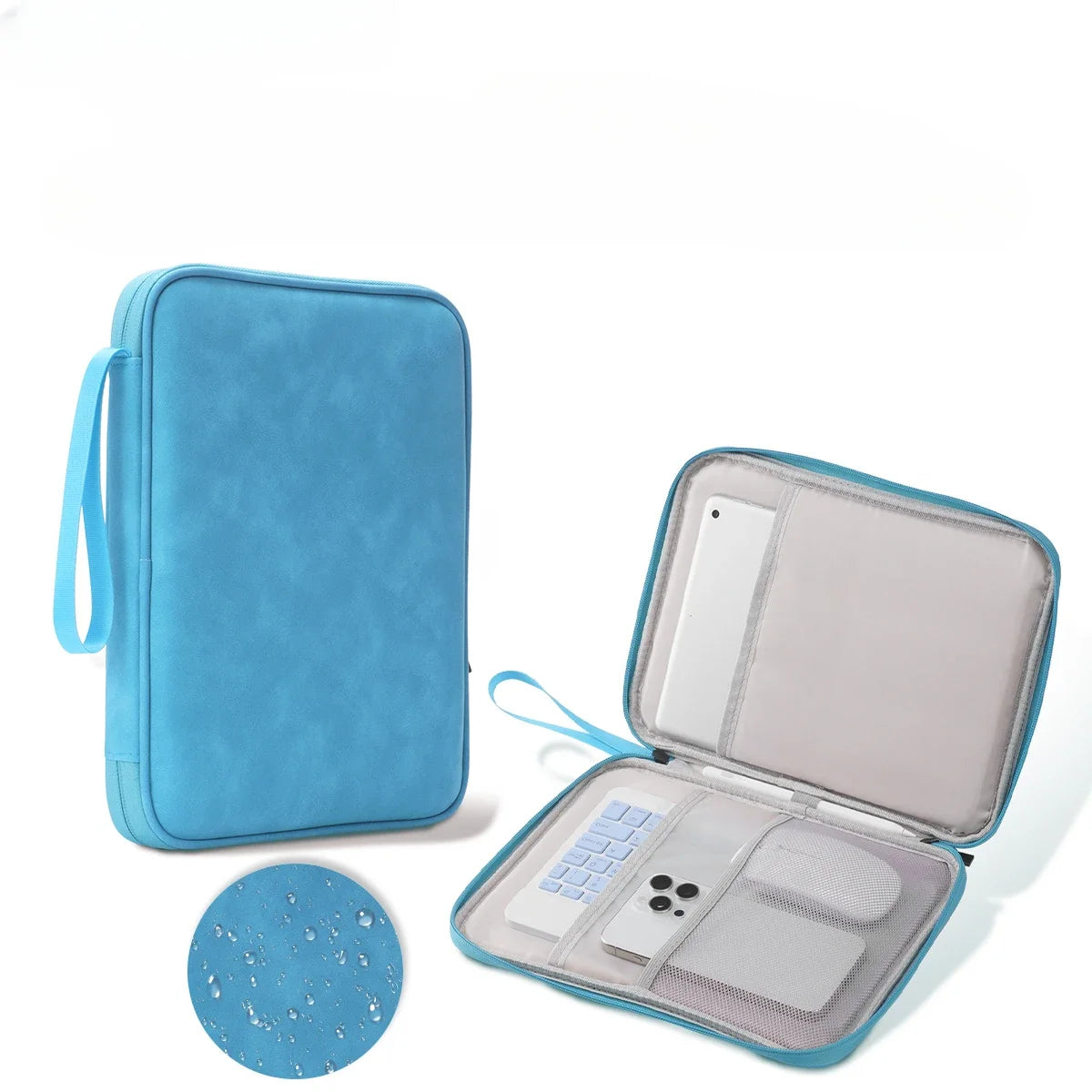 Tablet Sleeve Bag for iPad Pro 12.9 11 inch iPad 10th Air 5 4 3 10.9 10.2 inch 9th 8th 7th Generation Waterproof Zipper Pouch