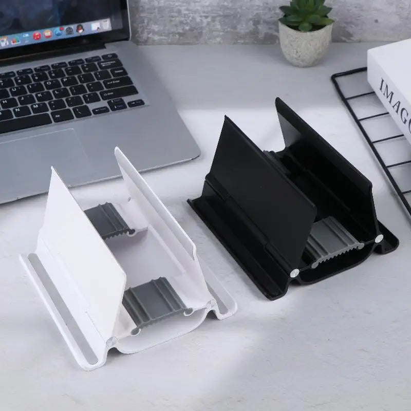1Pc Vertical Laptop Stand Heat Dissipation Non-slip Silicone Gravity Holder