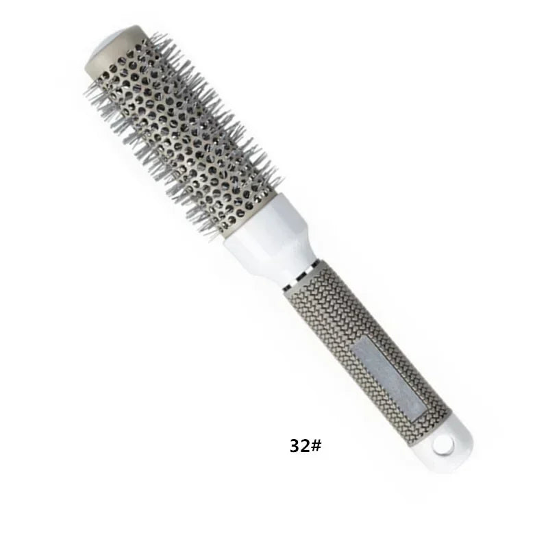 Nano Thermal Ceramic Round Hair Brush with Boar Bristles